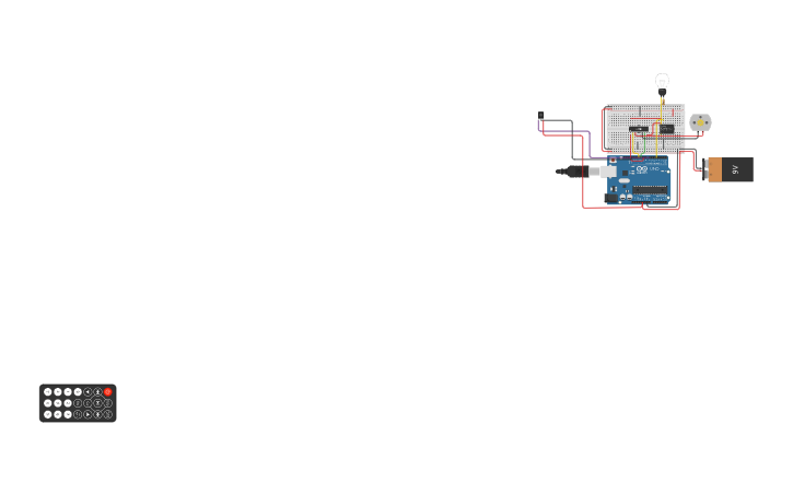 Circuit design Copy of Relay Module Control DC MOTOR and Bulb With IR ...