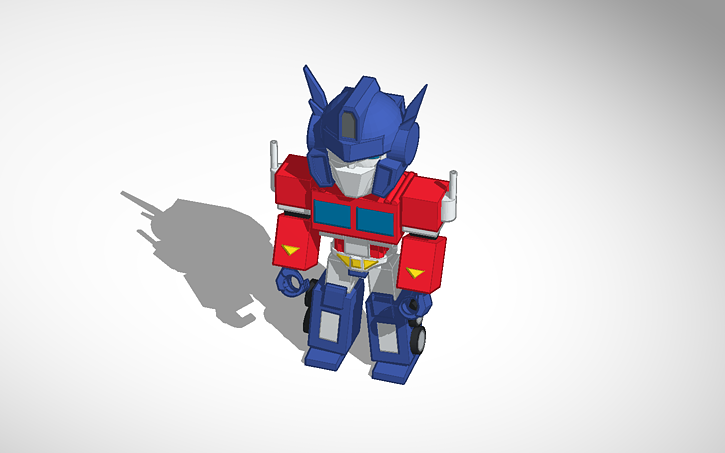 3D design Little Optimus Prime | Tinkercad