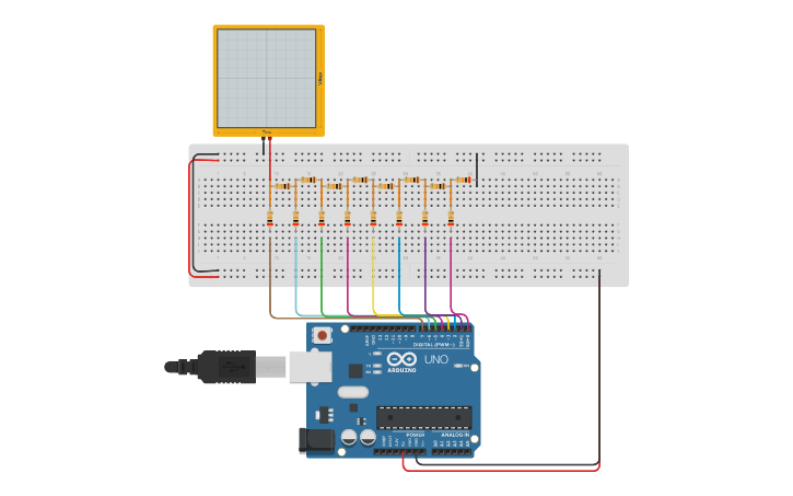 Circuit design ECG - Bioinstrumentacion LAB - Tinkercad