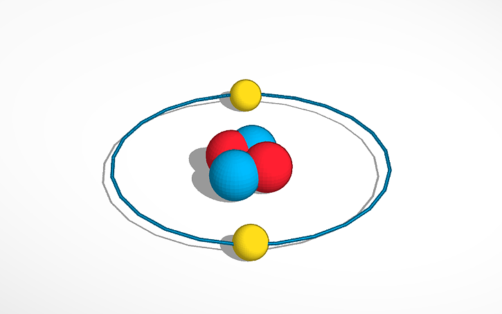 Helium Collection Model Helium Atom 3d Model