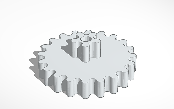 3D design Gear - Tinkercad