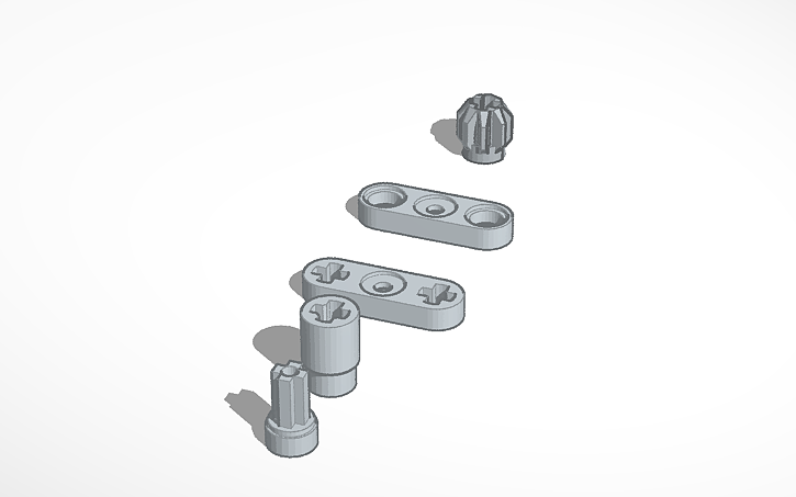 3D design Copy of SG90 Lego Adaptors | Tinkercad