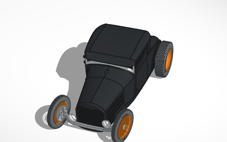 3D design Hot Rod - Tinkercad