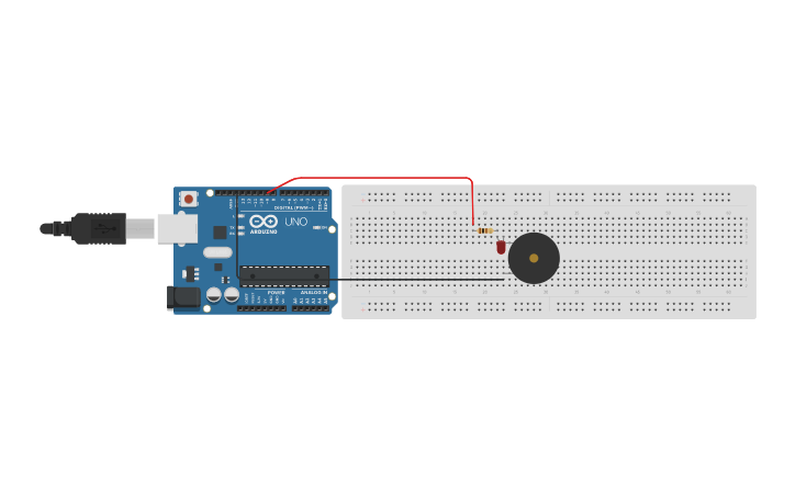 Circuit design Arduino Piezo Song - Tinkercad