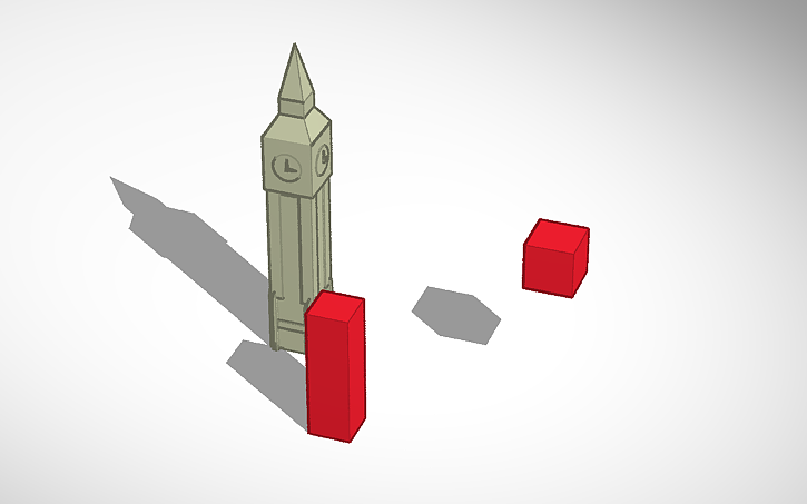 3D design Big BEn - Tinkercad