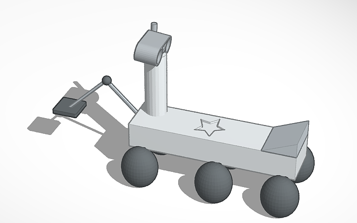 3D design Rover - Tinkercad
