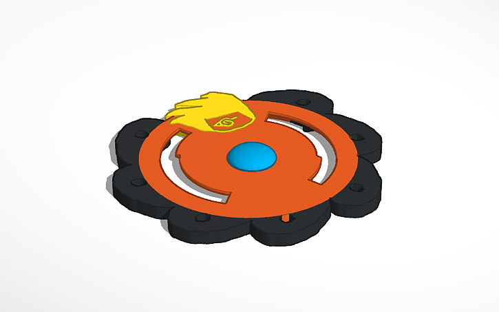 3D design rasengan naruto | Tinkercad