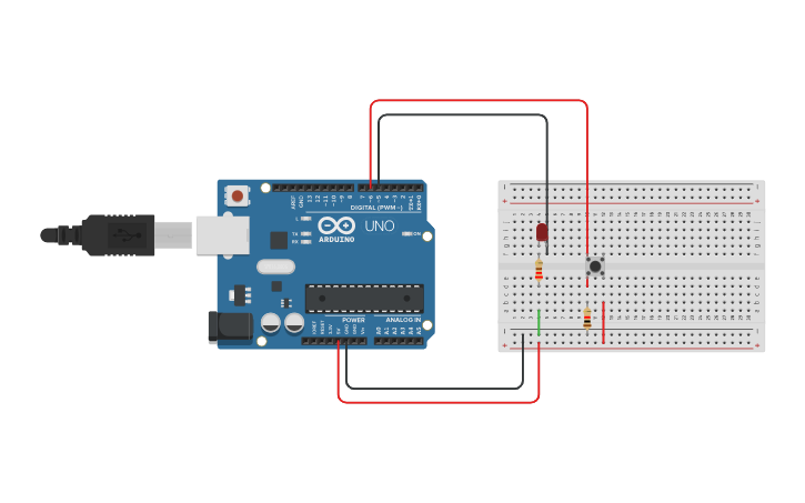 Circuit design ARDUINO 4 - Tinkercad