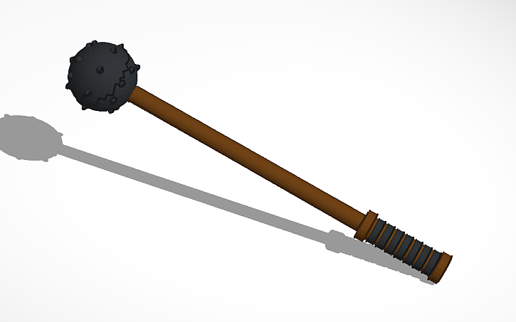 3D design mace - Tinkercad