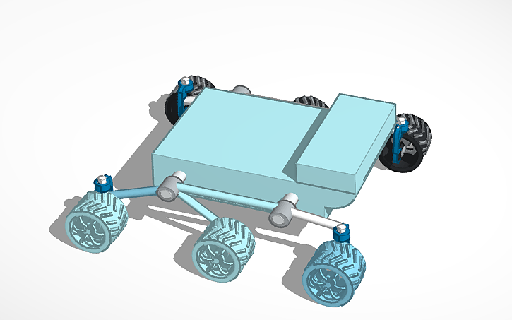 3D design Mars rover - Tinkercad