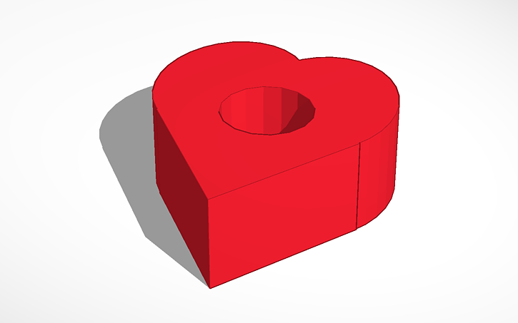 3D design Heart Project - Tinkercad