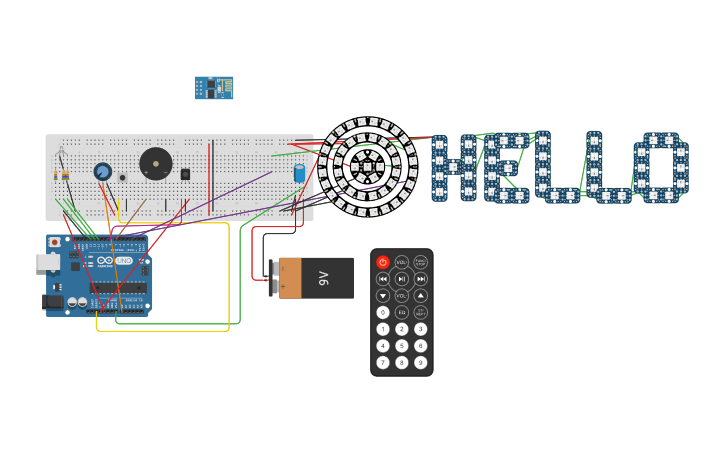Circuit design Arduino - Tinkercad