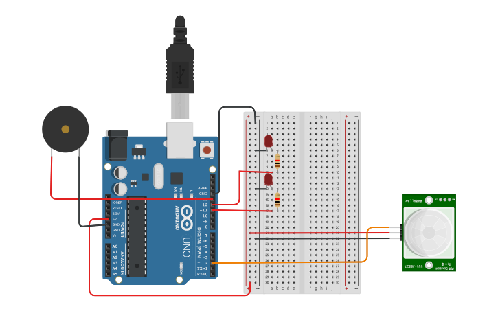 Circuit design ir project | Tinkercad