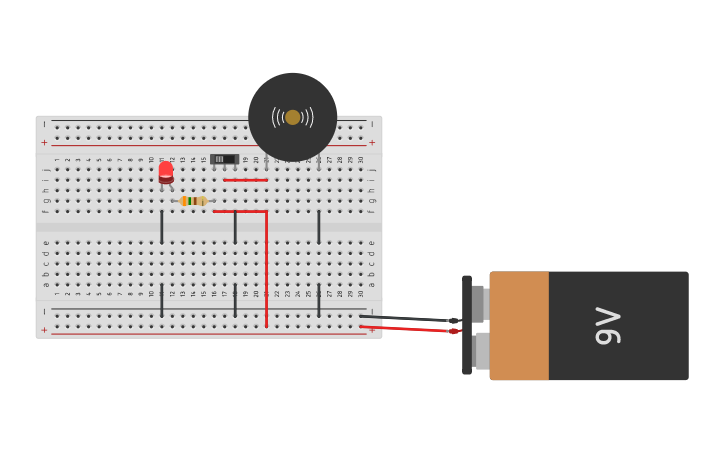 Circuit design agitador | Tinkercad
