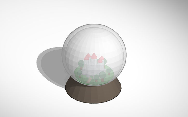 3D design Snow globe - Tinkercad