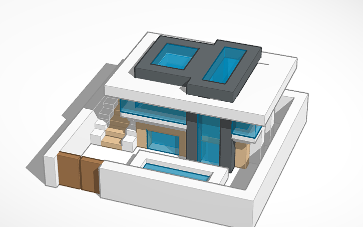 Small Modern House Tinkercad