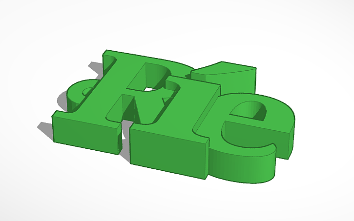 3D design Rie - Tinkercad