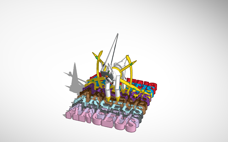 3D design Arceus - Tinkercad