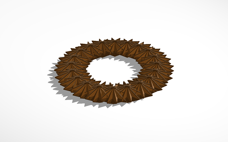 3D design Jesus's crown of thorns - Tinkercad