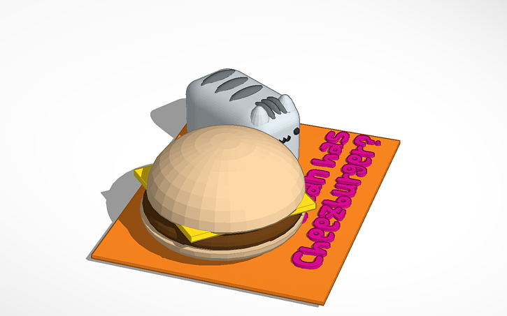 Pusheen cheeseburger online