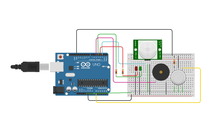 Circuit design ir_sensor | Tinkercad