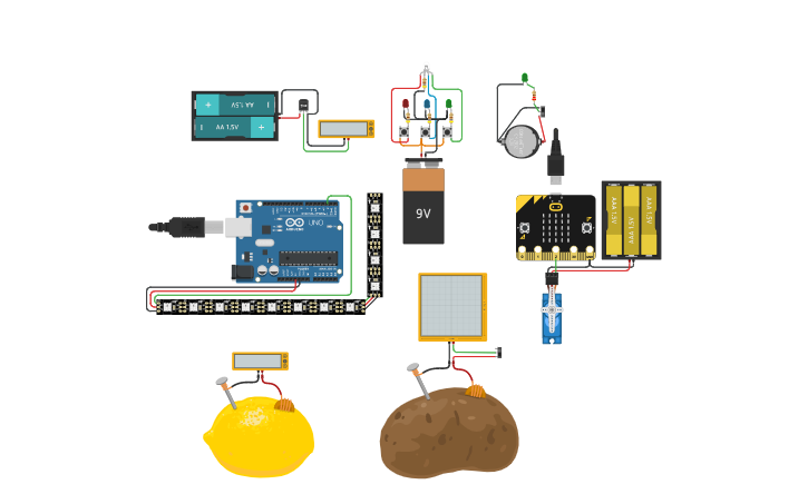 Tinkercad Components List Circuit design components collection | Tinkercad