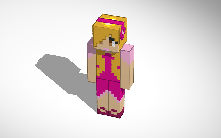3D design Minecraft Body #2 Part 2 | Tinkercad