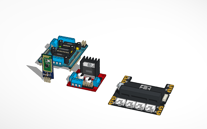 Tinkercad Components List 3D design computer parts - Tinkercad