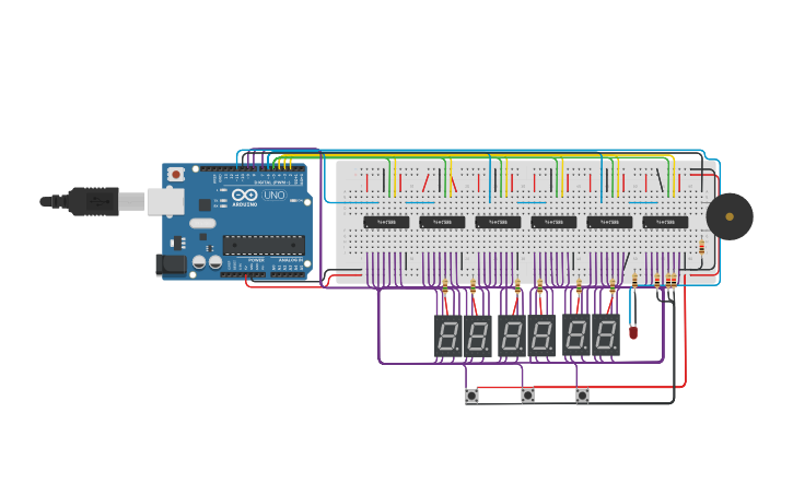 Circuit Design Digital Clock Tinkercad 8204