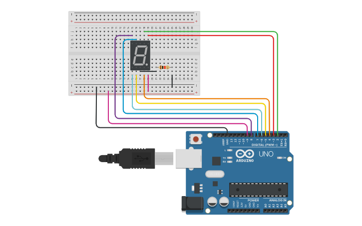 Circuit design Exercício 4 - Tinkercad