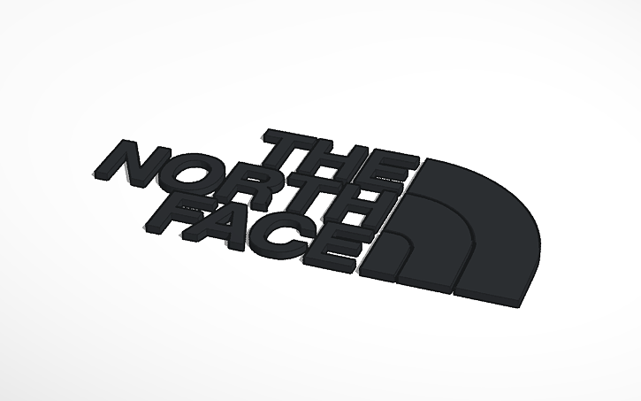The North Face Logo 1968 Tinkercad