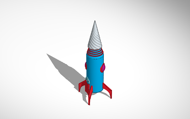3D design Rocket | Tinkercad