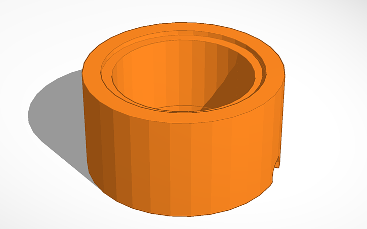 3D design Seeed Studio 12mm domed push button adapter - Tinkercad