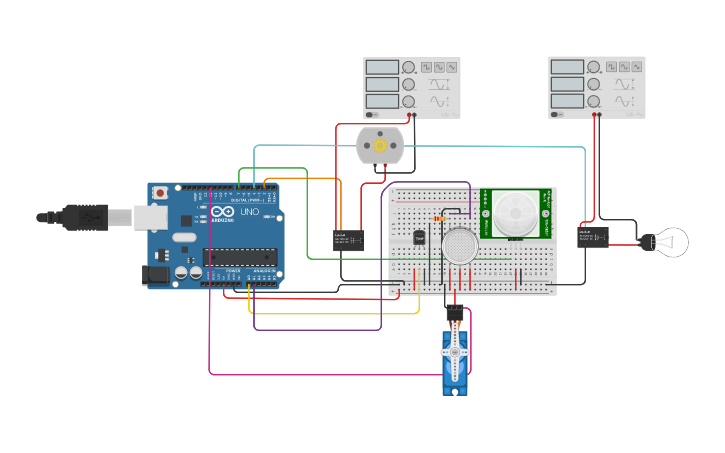 Circuit design Proyecto Logica Digital | Tinkercad