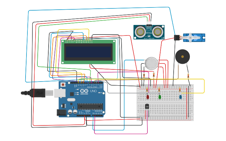 Circuit design Arduino Project - Tinkercad