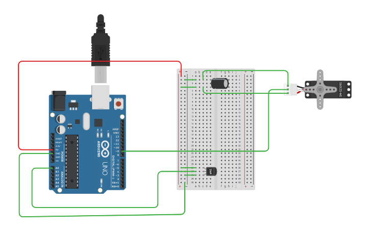 Circuit design Copy of indicador de estado de amino 1 | Tinkercad