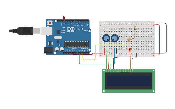 Circuit design Regador Automático Arduino - Tinkercad