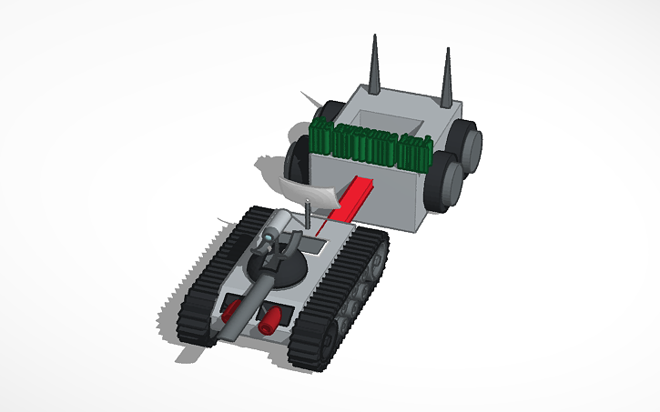 3D design tank | Tinkercad