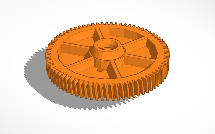 3D design Zahnrad für Scheinwerfer - Tinkercad