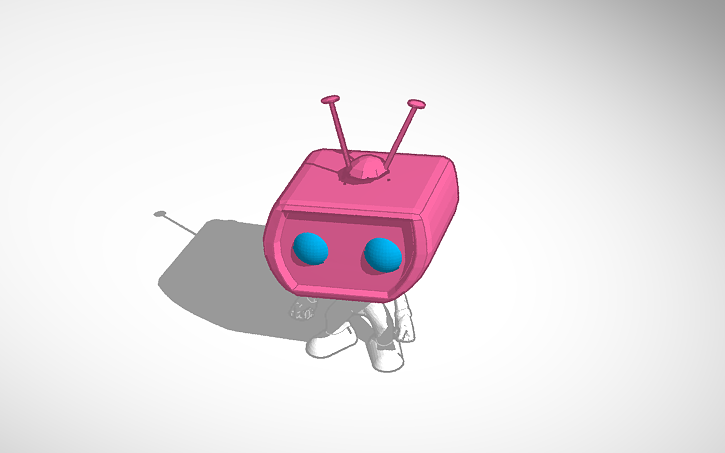 My Roblox Character As A Pop Vinyl Tinkercad - roblox drawing character 3d