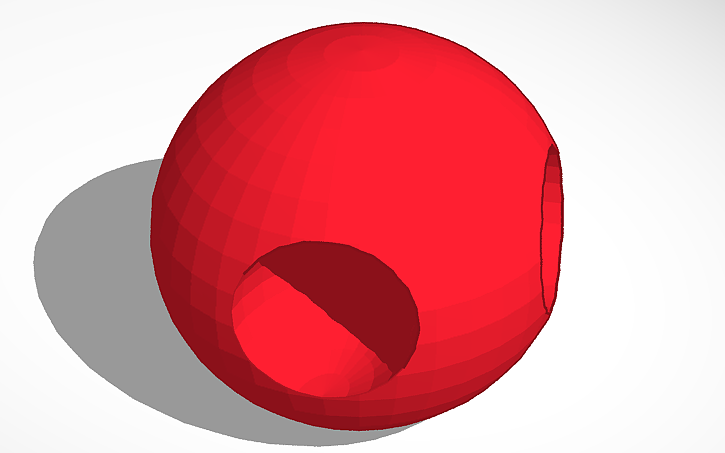 3D design quaffle - Tinkercad