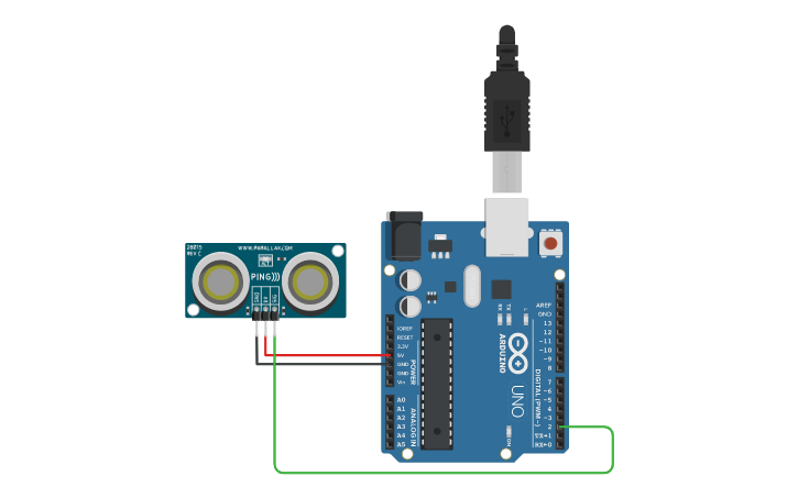 circuit-design-capteur-ultrason-tinkercad