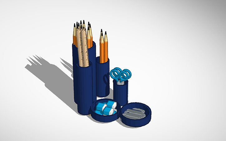 3D design STATIONARY INSANW - Tinkercad