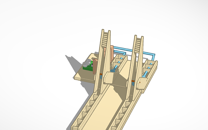 3D design bridge - Tinkercad