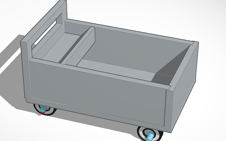 Tinker Cart 3D design Shopping cart - Tinkercad