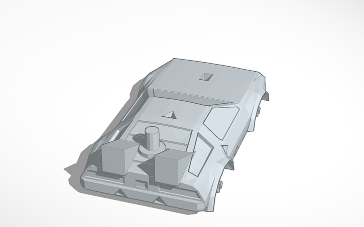 3D design delorean time machien | Tinkercad