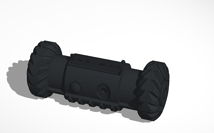 3D design Rainbow Six Siege drone keychain - Tinkercad