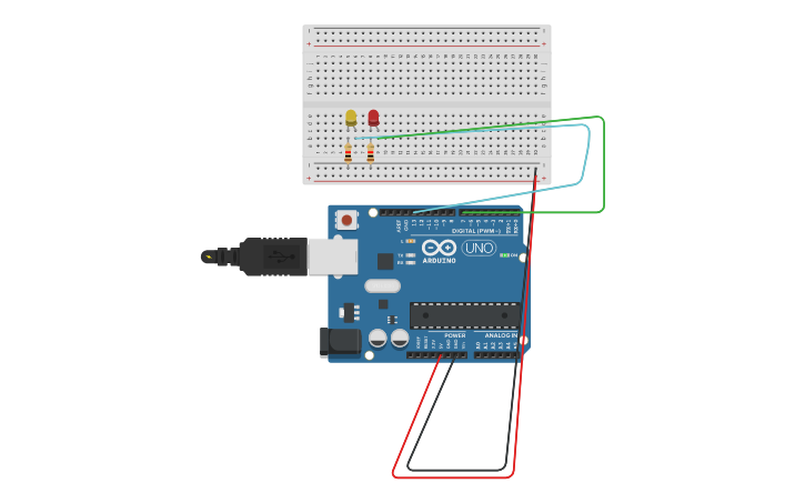 Circuit design Arduino - Tinkercad