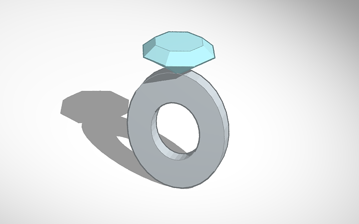 3D design ring - Tinkercad