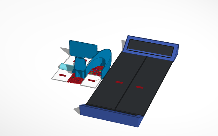 3D design trampoline park - Tinkercad